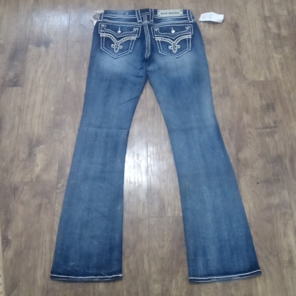 Rock Revival Women's 28 Bootcut Donna Bejeweled Rhinestones NWT - Picture 6 of 15